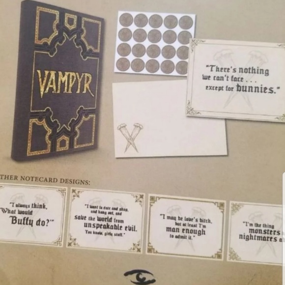 New Buffy Vampire Slayer stationary  set - Picture 5 of 5